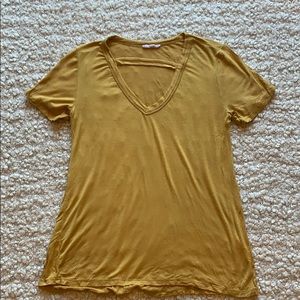 Mustard Cutout Tee